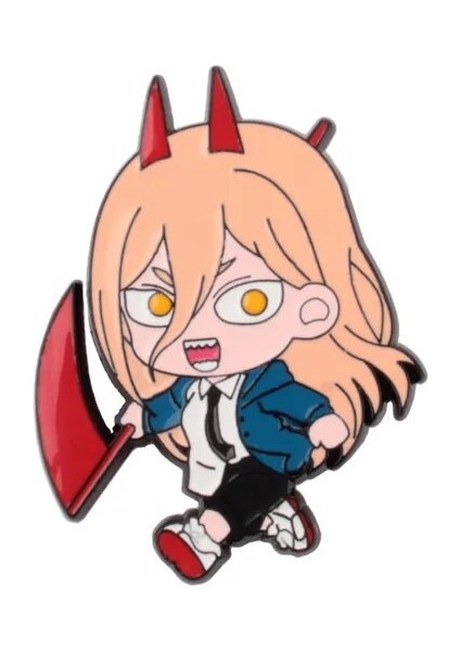 Stil 3 A2112 Anime Testere Adam Rozeti Cosplay Karikatür Denji Makima Aki Hayakawa Güç Broş Erkek Sırt Çantası Yaka Iğneler Aksesuarları (Yurt Dışından)
