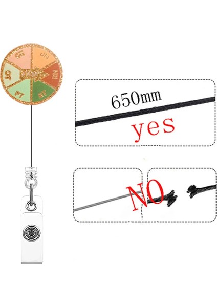 Broş Geri Çekilebilir Makaralı Isimlik Tıbbi Işçi Çalışma Kartı Klibi Doktor Hemşire Kimlik Adı Kart Ekran Etiketi Personel Kartı Rozeti Tutucu Aksesuarları (Yurt Dışından) indirimleri