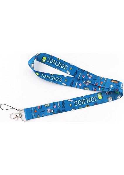 AL360 Bilim Anahtarlık Askıları Halat Kimya Boyun Askısı Kımlık Kartı Telefon Askıları USB Rozet Tutucu Kordon Öğrenci Öğretmen Hediye (Yurt Dışından) indirimleri