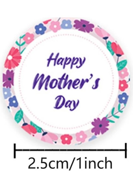 QY1843-300PCS 100-500PCS Yeni Yuvarlak Şekil 100PCS Mutlu Anneler Günü Hediyeleri Etiket Etiket Kraft Mutlu Doğum Günü Hediyeleri Etiket Etiketi (Yurt Dışından) modelleri