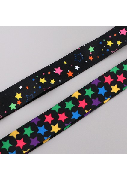 Stil 1 ER1859 Renkli Yıldız Moda Boyunluklar Kımlık Rozeti Tutucu Otobüs Geçiş Kılıfı Kapak Kayma Bankası Kredi Kartı Tutucu Askı Kart Sahibi (Yurt Dışından) modelleri