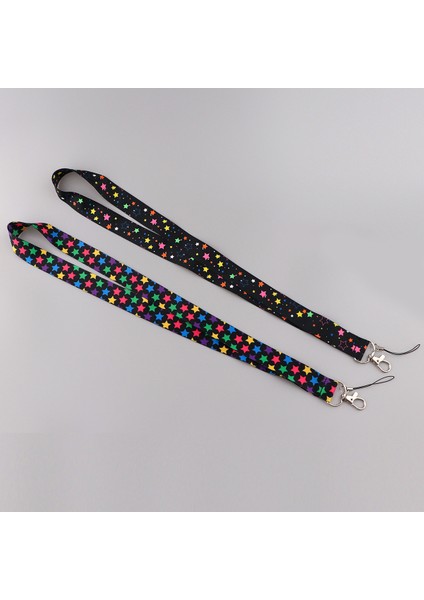 Stil 1 ER1859 Renkli Yıldız Moda Boyunluklar Kımlık Rozeti Tutucu Otobüs Geçiş Kılıfı Kapak Kayma Bankası Kredi Kartı Tutucu Askı Kart Sahibi (Yurt Dışından) fırsatları