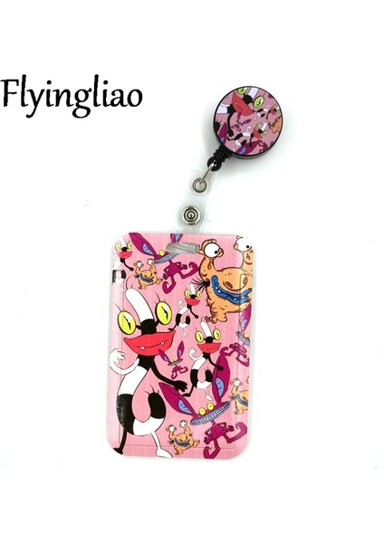 Stil 7 Karikatür Geri Çekilebilir Makaralı Isimlik Kordon Hemşire Kimlik Iş Kredi Kartı Çalışma Kartı Rozet Tutucu Ofis Öğrenci Klipleri Kart (Yurt Dışından)