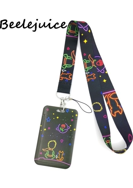 Boyun Askısı Tutucu Küçük Prens Karikatür Kredi Kartı Tutucu Kordon Kadın Erkek Çocuk Öğrenci Geri Çekilebilir Rozet Makara Kımlık Otobüs Klipleri Kart Rozeti Tutucu (Yurt Dışından)