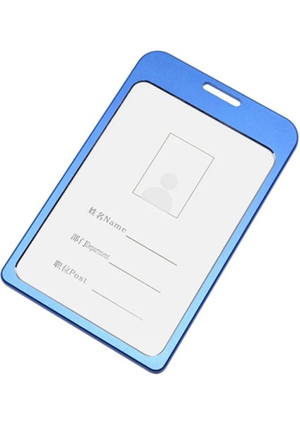 Kırmızı Yatay Alüminyum Alaşımlı Kart Tutucu Kordon Rozet Makarası Ofis Şirket Personeli Işçi Geçiş Kredi Kimlik Kartı Rozeti Tutucu Iş Malzemeleri (Yurt Dışından) modelleri