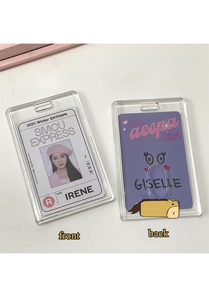 Stil 3 Şeffaf Kart Tutucu Fotocard Idol Fotoğraf Kollu Fotoğraf Çerçevesi Kırtasiye Fotocard Tutucu Kore Fotoğraf Koruyucu (Yurt Dışından) indirimleri