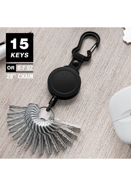 Black2 2 Adet Geri Çekilebilir Makaralı Isimlik Kimlik Kordon Adı Etiketi Kart Rozeti Tutucu Makaraları Geri Tepme Kemer Anahtarlık Rozet Klipleri Kart Tutucu Anahtarlık (Yurt Dışından) modelleri