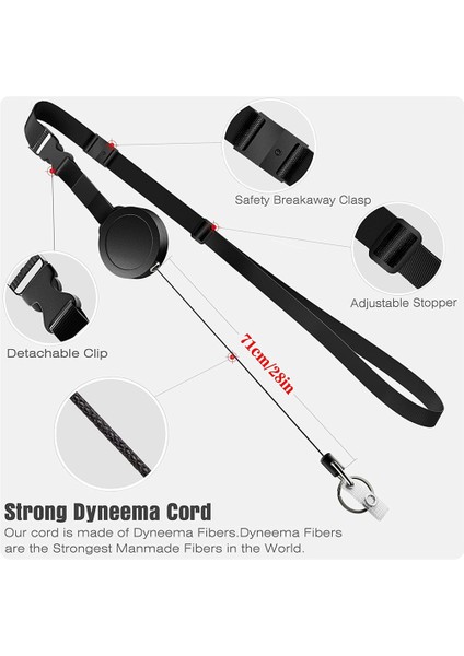 Black2 2 Adet Geri Çekilebilir Makaralı Isimlik Kimlik Kordon Adı Etiketi Kart Rozeti Tutucu Makaraları Geri Tepme Kemer Anahtarlık Rozet Klipleri Kart Tutucu Anahtarlık (Yurt Dışından) indirimleri