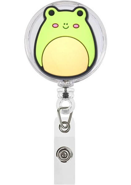 SSK-XH-566-22 1 Parça Kawaii Hayvan Domuz Rozet Makaraları Karikatür Sevimli Piglet Rozet Makaraları Çalışma Kartı Kımlık/ıc Kart Tutucu Aksesuarları (Yurt Dışından)