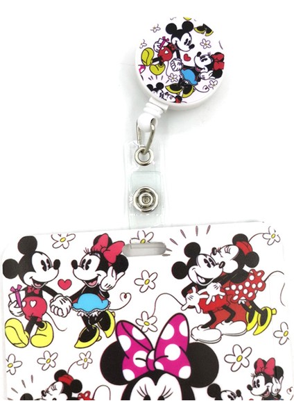 17 Disney Komik Mickey Mouse Kredi Kartı Kımlık Tutucu Çanta Öğrenci Kadın Seyahat Bankası Otobüs Kartvizit Kapağı Rozeti Aksesuarları Hediyeler (Yurt Dışından)