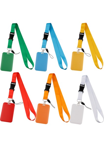 Stil 6 Şeker Renk Boyun Askısı Saf Renk Beyaz Kordon Anahtar USB Tutucu Kımlık Geçiş Kartı Yaka Kartı Tutucu Kamera Cep Telefonu Askıları (Yurt Dışından) fiyatları
