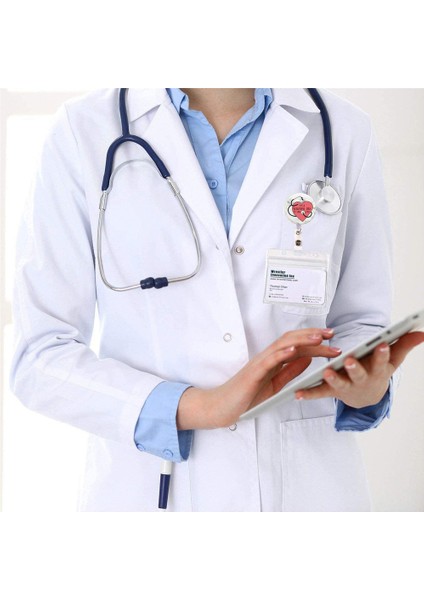 A-Yumurtalık Yeni Stil Tıbbi Malzemeler Stil Doktorlar Hemşireler Geri Çekilebilir Rozet Makara Hemşire Kart Tutucu Sergi Enfermera Isim Kartı 7 Renk (Yurt Dışından) fırsatları