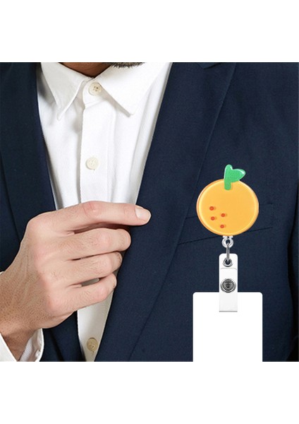 Çilek Karikatür Meyve Geri Çekilebilir Makaralı Isimlik Klip Öğrenciler Doktor Kimlik Kartı Tutucu Adı Ekran Etiketi Rozet Tutucu Çalışma Kart Klibi (Yurt Dışından) fırsatları