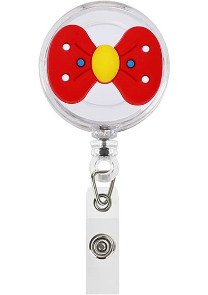 Ssk-Xh-69-20 1 Parça Güzel Sevimli Ilmek Geri Çekilebilir Rozet Makara Nursedoctor Kart Tutucu Ofis Hastane Malzemeleri Boygirl Isim Kartı (Yurt Dışından)
