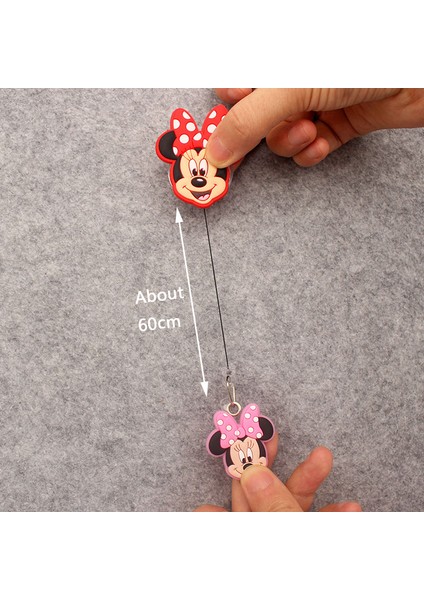 1 Adet Yaratıcı Disney Mickey Iki Kafa Tarzı Rozet Makarası Hemşire Işçiler Enfermera Kimlik Tutucu Geri Çekilebilir Kartvizit Tutucu Aksesuar (Yurt Dışından) fırsatları