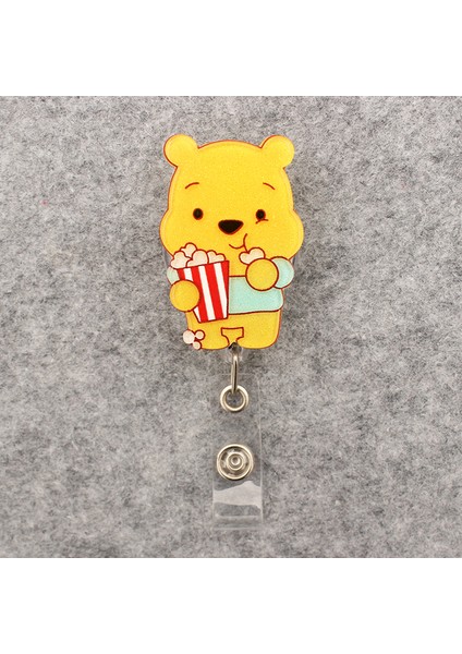 Koyu Mor Disney Pvc Çiftler Fareler Geri Çekilebilir Rozet Makara Hemşire Doktor Kart Tutucu Ofis Hastane Malzemeleri Erkek Kız Isim Kartı (Yurt Dışından)