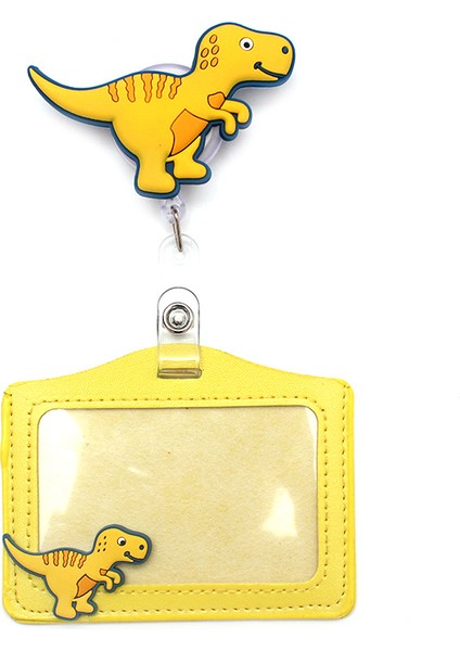 Mor Renkler Dinozor Geri Çekilebilir Enine Kart Tutucu Rozet Makara Hemşire Sergi Enfermera Kız Adı Kart Göğüs Erkek Komik Hayvan (Yurt Dışından) indirimleri