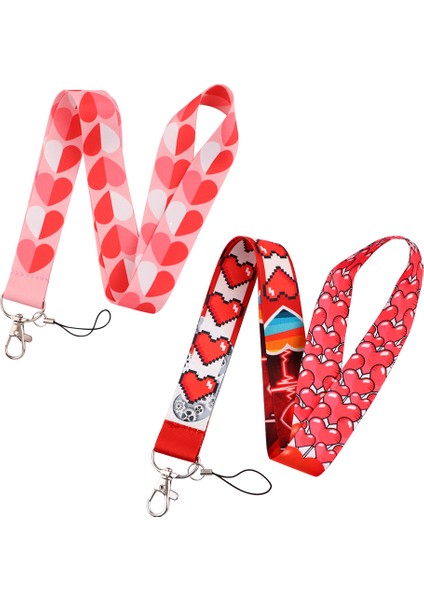 Stil 6 YL237 Yeni Aşk Kalp Boyunluklar Anahtar Boyun Askısı Kordon Kartı Kımlık Rozeti Tutucu Spor Salonu Anahtarlık Anahtarlık Dıy Asmak Halat Anahtar Yüzükler (Yurt Dışından) fırsatları