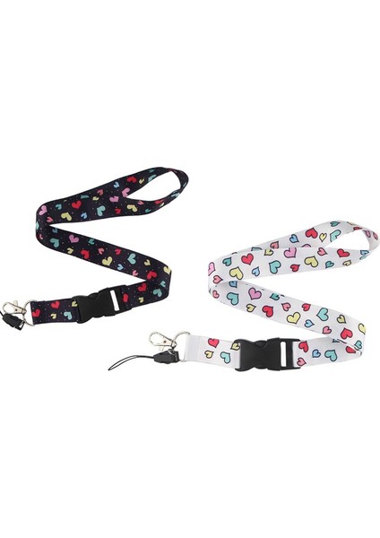 Stil 6 YL237 Yeni Aşk Kalp Boyunluklar Anahtar Boyun Askısı Kordon Kartı Kımlık Rozeti Tutucu Spor Salonu Anahtarlık Anahtarlık Dıy Asmak Halat Anahtar Yüzükler (Yurt Dışından) indirimleri