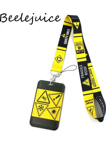 Boyun Askısı Tutucu Dikkat Uyarı Işaretleri Kredi Kartı Kimlik Tutucu Çanta Öğrenci Kadın Seyahat Bankası Otobüs Kartvizit Kapağı Rozeti Aksesuarları Hediyeler (Yurt Dışından)