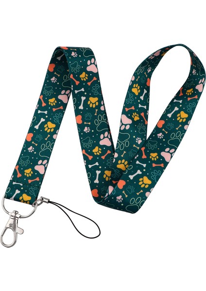 19 Sevimli Evcil Köpek Kordon Anahtarlık Sling Rozeti Boyun Bandı Anahtarlık Rozeti Kimlik Cep Telefonu Halat Boyun Askıları Kawaii Telefon Aksesuarları (Yurt Dışından)