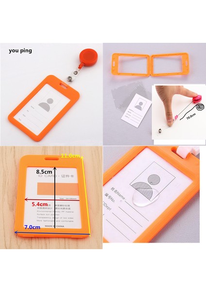 Kırmızı-A Yüksek Kalite 12 Renkli Kart Kapağı Otobüs Kartı Geri Çekilebilir Çekme Rozeti Tutucu Ticari Kredi Kartları Banka Kimlik Kartı (Yurt Dışından) modelleri