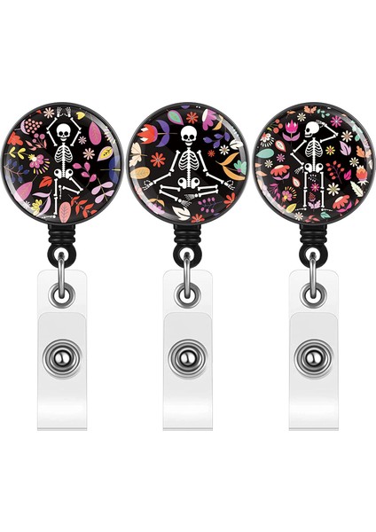 Rüya Kelebek 1 Adet Geri Çekilebilir X-Ray Rozet Makara Tutucu Çiçek Hemşirelik Yaka Kartı Makara Ortopedik Rozet Tutucu Timsah Klip (Yurt Dışından) fırsatları