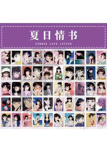 Girl-D 50 Adet Sevimli Kawaii Kpop Kız Estetik Çıkartmalar Dekoratif Cep Scrapbooking Aksesuarları Dizüstü Önemsiz Dergisi Dizüstü Gitar (Yurt Dışından)