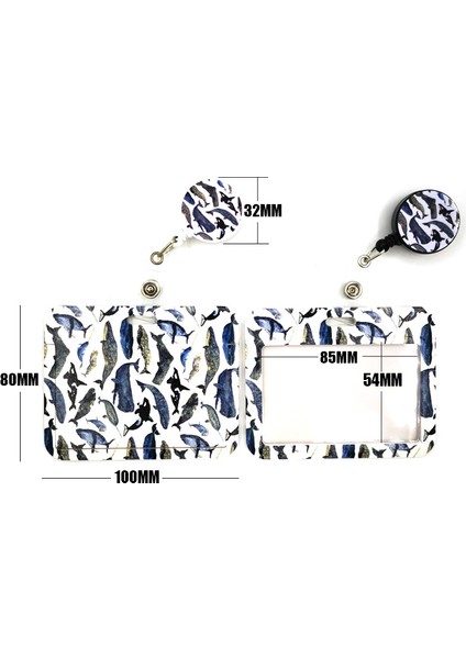 Boyun Askısı Tutucu Yunus Balina Okyanus Karikatür Sevimli Kredi Kartı Tutucu Kordon Kadın Erkek Çocuk Öğrenci Rozet Makarası Kımlık Adı Otobüs Klipleri Kart Rozeti Tutucu (Yurt Dışından) fırsatları