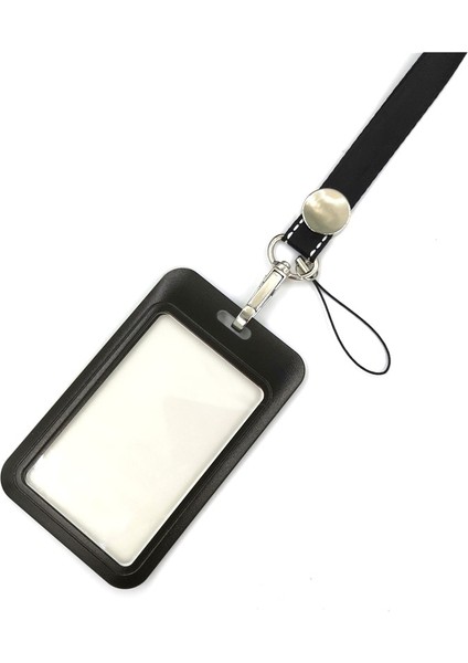 11 Siyah Renk Kordon Boyun Askısı Sanat Anime Moda Boyunluklar Otobüs Kımlık Adı Çalışma Kartı Tutucu Aksesuarları Süslemeleri Çocuklar Hediyeler (Yurt Dışından) indirimleri