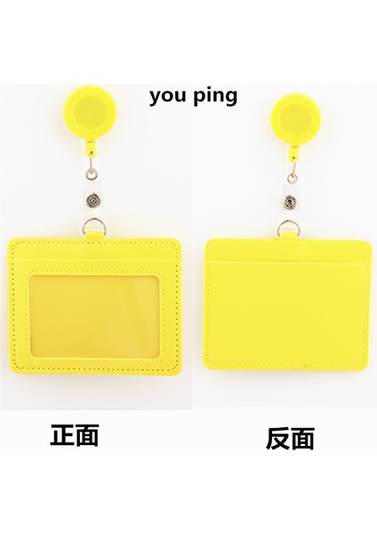 SEN-A10 Lüks Kaliteli 618 Pu Kordon Çift Rozet Tutucu Banka Kredi Kartı Ofis Öğrenci Okul Malzemeleri Yeni (Yurt Dışından) fırsatları