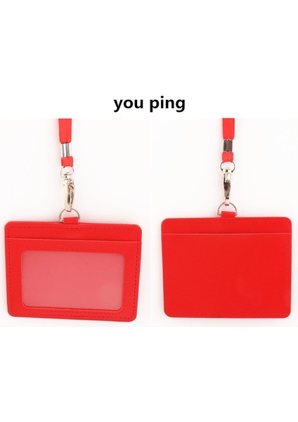 SEN-A10 Lüks Kaliteli 618 Pu Kordon Çift Rozet Tutucu Banka Kredi Kartı Ofis Öğrenci Okul Malzemeleri Yeni (Yurt Dışından) indirimleri