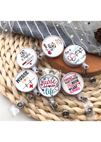 Y03 1 Adet Stetoskop Doktor Öğrenci Kaliteli Geri Çekilebilir Hemşire Rozeti Makara Klip Kimlik Kartı Sevimli Kartvizit Tutucu Ofis Aksesuarları Için (Yurt Dışından) fiyatları