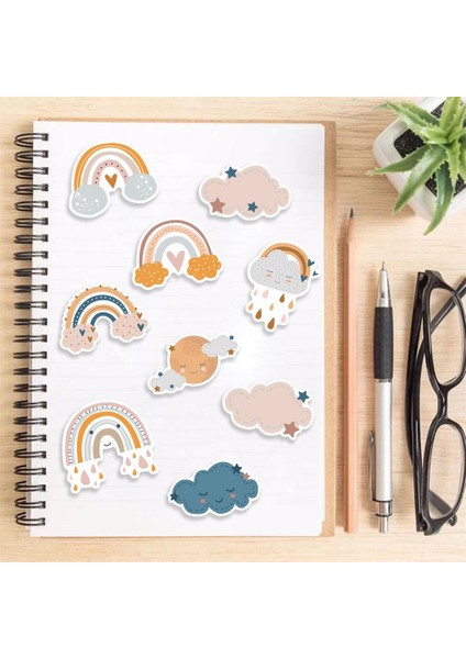 50 Adet 10/50 Adet Boho Renkli Gökkuşağı Kalp Sevimli Çıkartmalar Çıkarılabilir Kreş Duvar Çıkartmaları Sanat Posterler Çocuk Odası Kızlar Için Hediyeler (Yurt Dışından) modelleri