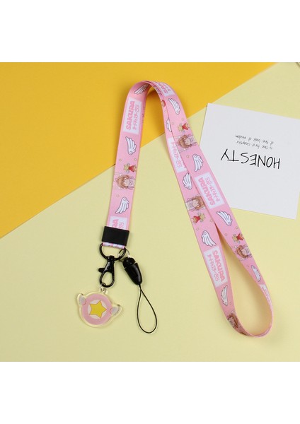 Gs-17 Anime Karikatür Doraemon Anahtarlık Kordon Telefon Kılıfı Boyun Askısı Kımlık Kartı USB Rozet Tutucu Asmak Halat (Yurt Dışından)