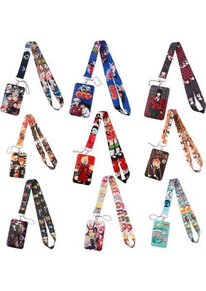27 JF314 Anime Boyun Askıları Boyunluklar Anahtar Kımlık Kartı Geçiş Spor Salonu Cep Telefonu USB Rozet Tutucu Dıy Asılı Halat (Yurt Dışından) fiyatları