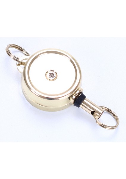 Stil 2 1 Adet Geri Çekilebilir Çekme Rozeti Kimlik Kordon Kartvizit Tutucu Makaraları Anahtarlık Klipleri Anti Kayıp Kayak Kartı Kimlik Kartı Tutucu Anahtarlık (Yurt Dışından)