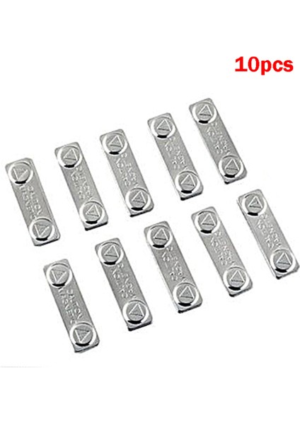 Gümüş 10 Adet Güçlü Manyetik Isim Etiketleri Rozet Metal Raptiye Kımlık Kartı Dayanıklı Ek Tutucu Rozet Mıknatıs Çalışma Numarası Kart Aksesuarları (Yurt Dışından) indirimleri