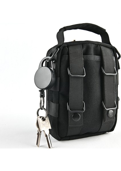 Siyah Anti-Hırsızlık Teleskopik Anahtarlık Geri Çekilebilir Kanca Anahtarlık Teleskopik Hırsız Zincir Anahtarlık Taktik Anahtarlık Aksesuarları 60 cm (Yurt Dışından) indirimleri