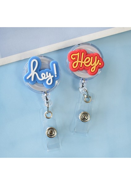 Ssk-Xh-46-46 Ifadeler Geri Çekilebilir Makaralı Isimlik Çalışma Kart Klibi Doktor Hemşire Kimlik Adı Kart Ekran Etiketi Personel Kartı Rozeti Tutucu Aksesuarları (Yurt Dışından) indirimleri