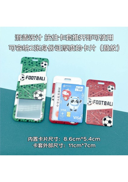 Stil 4 Ins Spor Stil Futbol Kordon Kart Tutucu Tutucu Öğrenci Kimlik Kartı Geçiş Kartı Kredi Kartı Askıları Anahtarlık Hediye Copa (Yurt Dışından) indirimleri