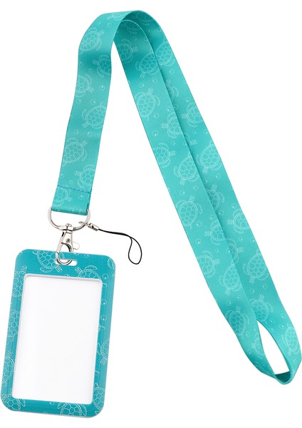 Stil 1 Flyingbee X2401 Deniz Kaplumbağası Moda Kişilik Kımlık Kartı Tutucu Otobüs Kartı Tutucu Personel Kartı Ipi Tuşları Telefon Dıy Asmak Halat (Yurt Dışından)