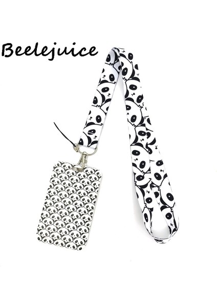 16 Siyah Kediler Kalpler Aşk Moda Kordon Kımlık Rozeti Tutucu Otobüs Geçiş Kılıfı Kapak Kayma Bankası Kredi Kartı Tutucu Askı Kart Tutucu Hediyeler (Yurt Dışından)