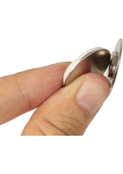 E 17MM 10 Adet Manyetik Yaka Kartı Etiketleri Mıknatıs Ekleri Bulma Destek Kendinden Yapışkanlı (Yurt Dışından)