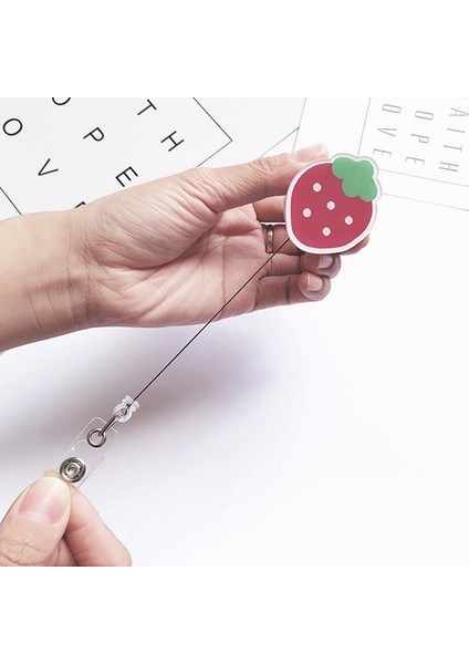Rd2 Ofis Çalışanı Doktor Hemşire Anahtar Halkalı Anahtarlık Klip Geri Çekilebilir Kımlık Rozeti Tutucu Kımlık Rozeti Makaraları Klip Geri Çekilebilir Rozet Tutucu (Yurt Dışından)