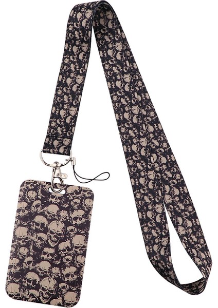 Stil 1 ER1740 Demon Slayer Renkli Aşk Boyunluklar Kımlık Rozeti Tutucu Otobüs Geçiş Kılıfı Kapak Kayma Bankası Kredi Kartı Tutucu Askı Kart Sahibi (Yurt Dışından)