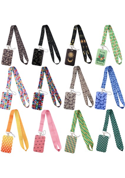 Stil 1 ER1740 Demon Slayer Renkli Aşk Boyunluklar Kımlık Rozeti Tutucu Otobüs Geçiş Kılıfı Kapak Kayma Bankası Kredi Kartı Tutucu Askı Kart Sahibi (Yurt Dışından) fiyatları