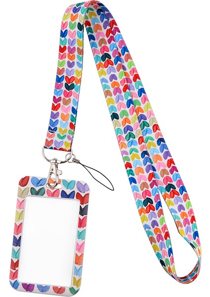 Stil 1 ER1740 Demon Slayer Renkli Aşk Boyunluklar Kımlık Rozeti Tutucu Otobüs Geçiş Kılıfı Kapak Kayma Bankası Kredi Kartı Tutucu Askı Kart Sahibi (Yurt Dışından) fırsatları