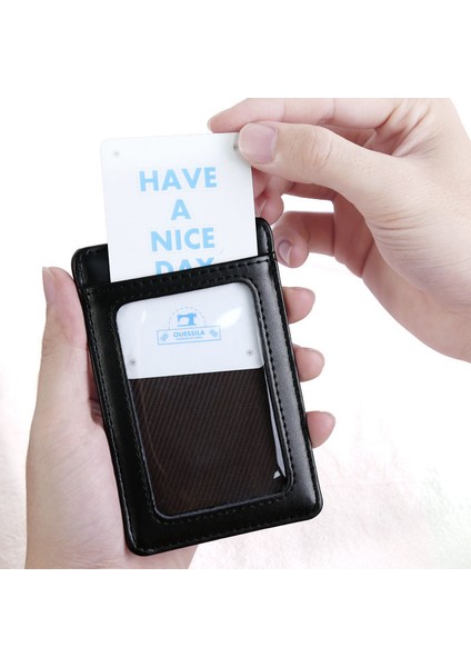 Dikey Gök Mavisi Deri Çalışma Kartı Kımlık Kartı Tutucu Öğrenci Otobüsü Erişim Kartı Rozeti Rozeti Kordon Kart Sahibinin Özel Fabrika Kart Sahibinin (Yurt Dışından) fırsatları