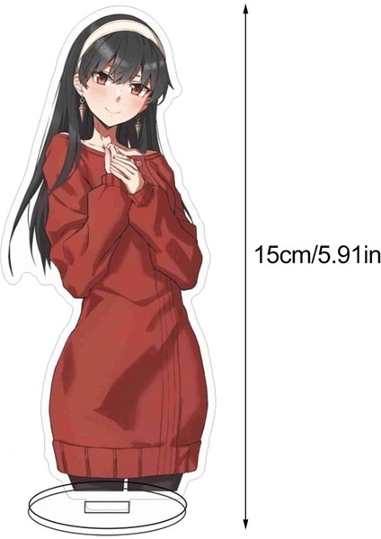 11 Casus x Aile Anime Figürü Kawaii Anya Yor Loid Aksiyon Figürleri Akrilik Standı Model Oyuncak Masası Dekorasyon Hayranları Koleksiyonu Hediye (Yurt Dışından)